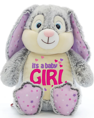 ITS A GIRL Star Pink Teddy