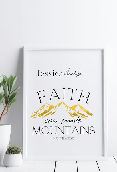 FAITH can move MOUNTAINS